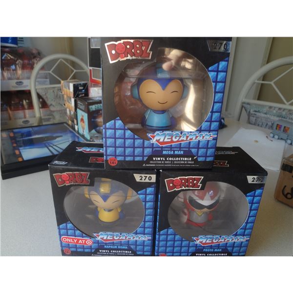 Lot of 3 Megaman Dorbz