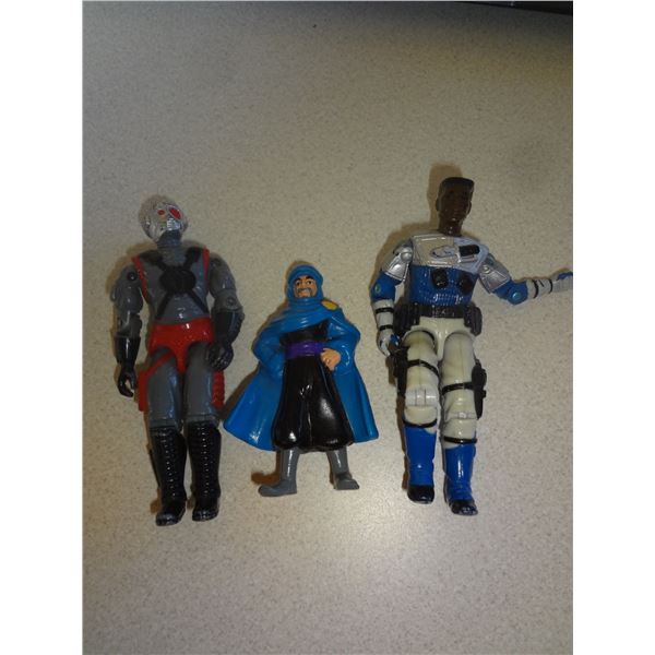Lot of 3 Vintage 1980's Figures