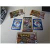 Image 1 : 4 Packs unopened 1990's pokemon cards with 6 loose cards