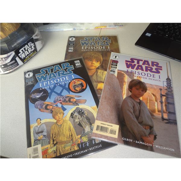 3 Starwars Episode 1 Comic Books