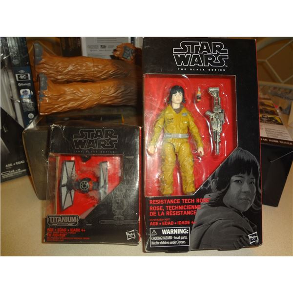 2 Starwars Black Series (Tie Fighter, Rose)