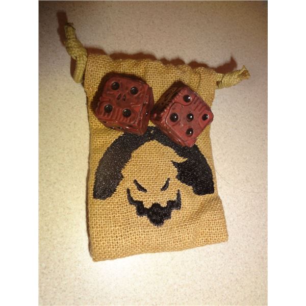 Nightmare Before Chrismtas Wooden Dice