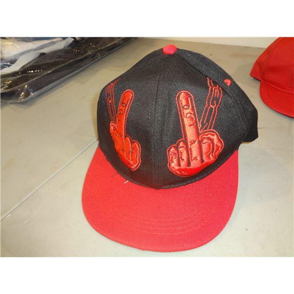 Black and Red Ball Cap