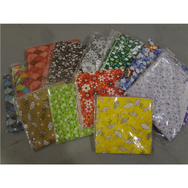 Lot of 12 Packs of Cotton Fabric