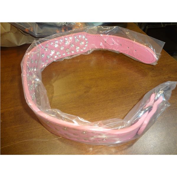 Pink Large Breed Dog Collar
