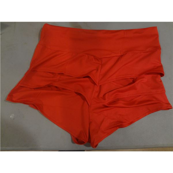 Red Ladies Fashion Shorts
