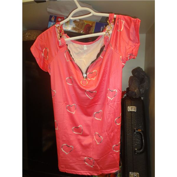Ladies Large Pink Fashion Top