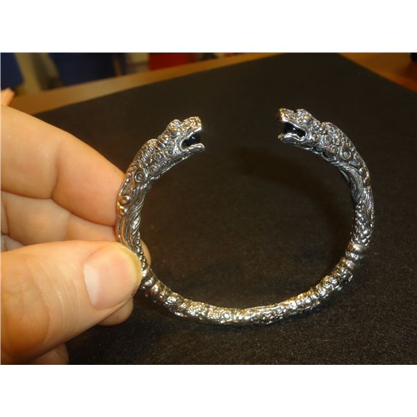 Double Headed Snake Bangle