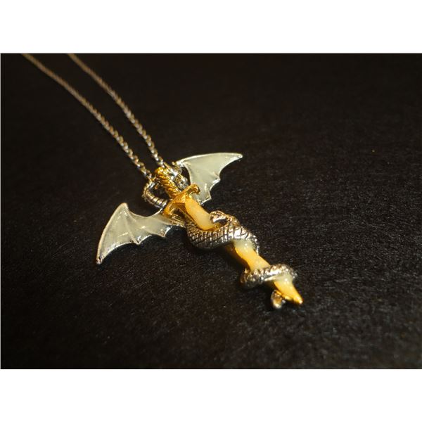 Dragon with Sword Pendant