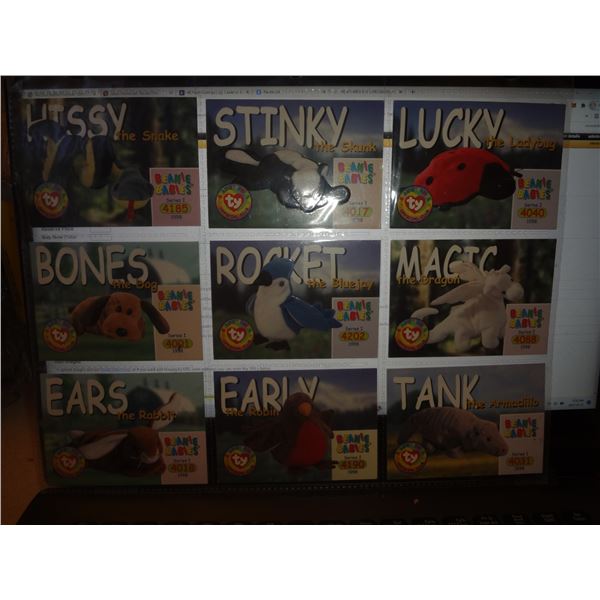 Official Beanie Babies Collector Cards