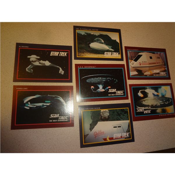 Lot of 7 Star Trek Collector Cards