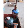 Image 3 : box with bottle jack propane torch flashlight slow-moving sign e t c