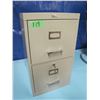 Image 1 : two drawer filing cabinet letter size with key
