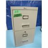 Image 3 : two drawer filing cabinet letter size with key