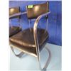 Image 3 : lot of two Chrome frame side chairs
