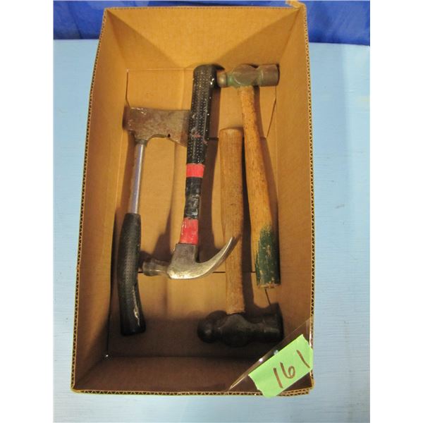 box with Axe and hammers