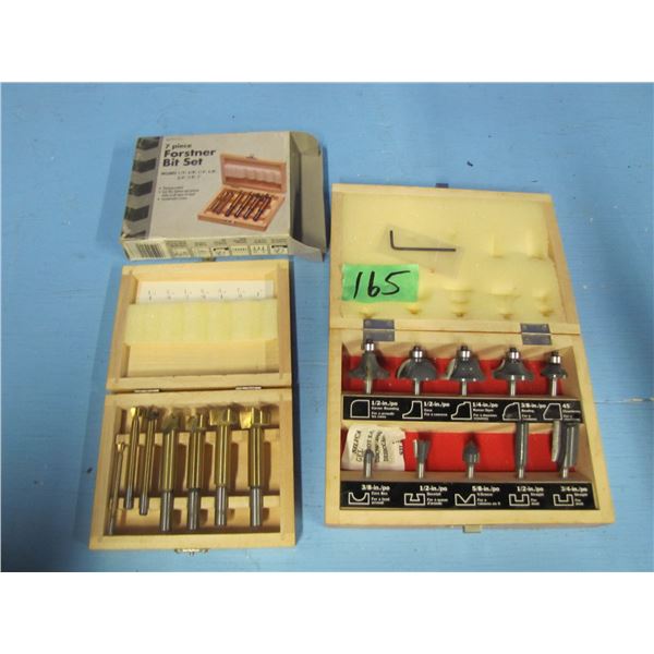 forstner bit set and router bit set