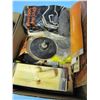 Image 3 : lot of two boxes of paint scrapers sanding paper e t c