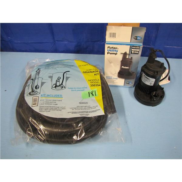 flotec submersible pump with hose