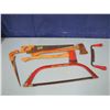Image 1 : lot of axes saws e t c