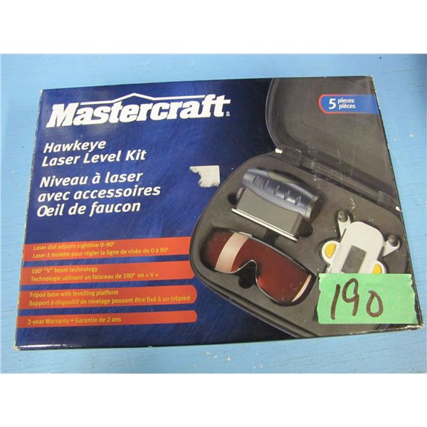 Mastercraft Hawkeye laser level kit