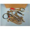 Image 3 : box with funnels, oil filter wrenches Etc