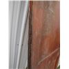 Image 4 : slab door has a bit of rot on one Edge, with key from the Sylvan Court hotel Wasagaming Manitoba, Ri