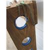 Image 3 : solid wood gun rack holds 5 guns with key