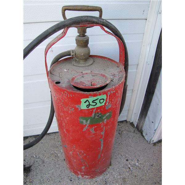 hand pump water fire extinguisher