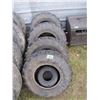 Image 1 : set of 4 quad tires - 2 - AT25 x 11 R 12 and 2 - AT25 x 8 R12  and one small Tire