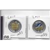 Image 1 : lot of 2 - 2017 twoonie coins