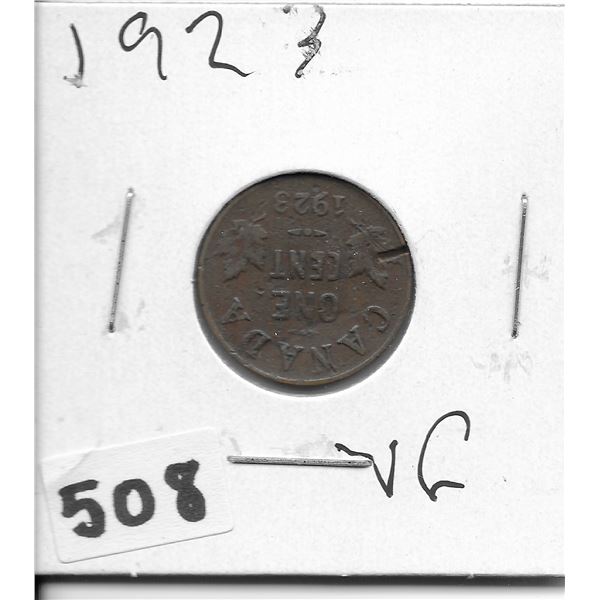 1923 one cent coin