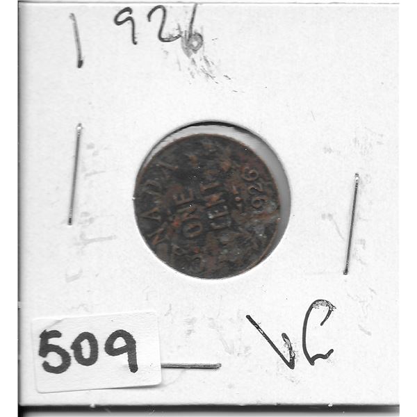1926 one cent coin