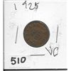 Image 1 : 1925 one cent coin