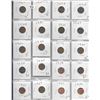 Image 1 : Sheet of one cent coins 1947-1965