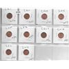 Image 1 : Sheet of one cent coins 2003-2012