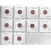 Image 1 : Sheet of one cent coins 2003-2012