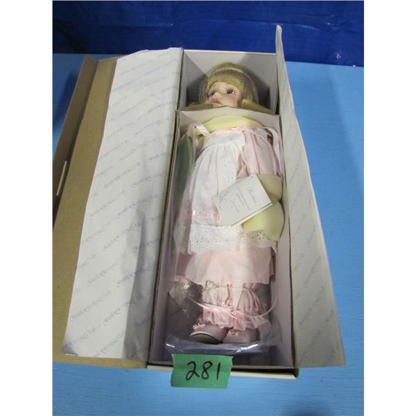 fine porcelain collector's doll Heather