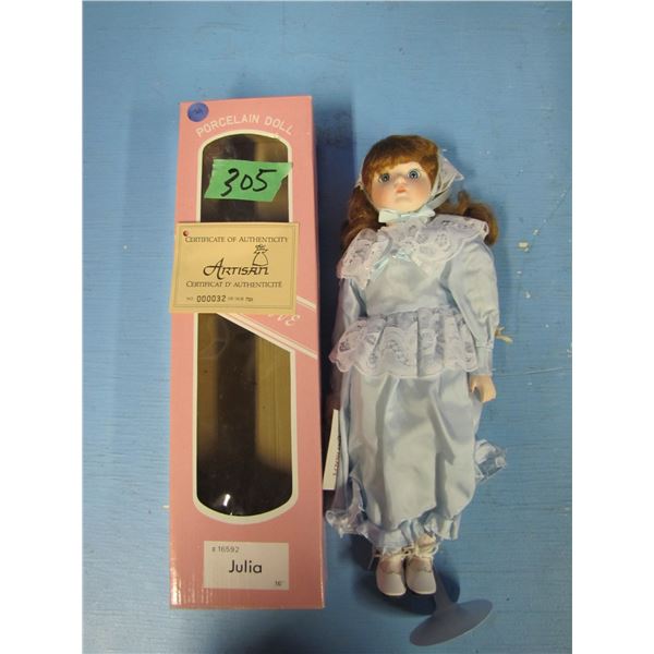 Artisan collector doll Julia