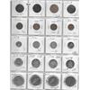 Image 1 : sheet of one cent coins, 5 cent coins, 25 cent coin, 50 cent coins, 1 dollar coins; various dates be