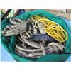Image 4 : folding camp stools and bag of rope