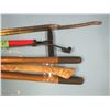 Image 3 : bicycle pump, crowbars, tree limber, axe