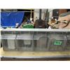 Image 1 : lot of two storage bins with nails Etc