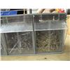 Image 3 : lot of two storage bins with nails Etc