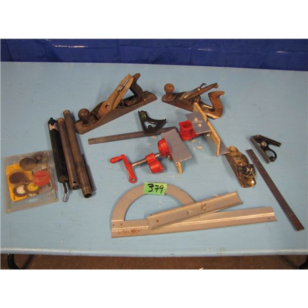 hand planes, clamps, tri squares Etc