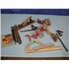 Image 1 : hand planes, clamps, tri squares Etc