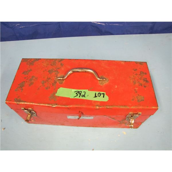 tool box with half-inch drive sockets Etc