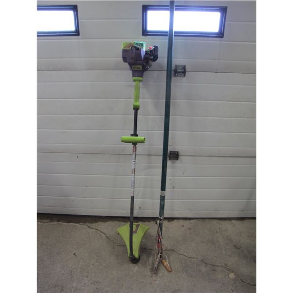 weed eater string trimmer, pulls over no gas,tree limmer
