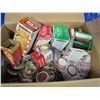 Image 5 : canning lids, small canner with repair, partial fruit press