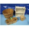 Image 1 : Apple basket and wicker pieces
